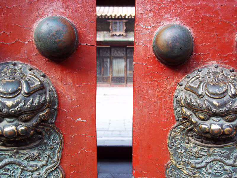 Doors in the Fordidden City, Beijing - 故宫，北京